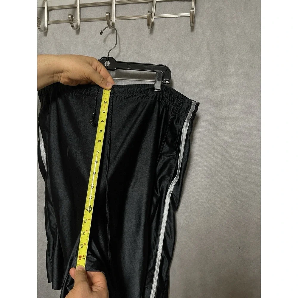 Jordan Shorts XL Black Satin Dazzle Shiny Basketball Warm Up Sports Jumpman Logo